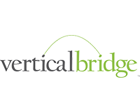 Vertical Bridge logo talent partners Inc. - green text with bridge icon